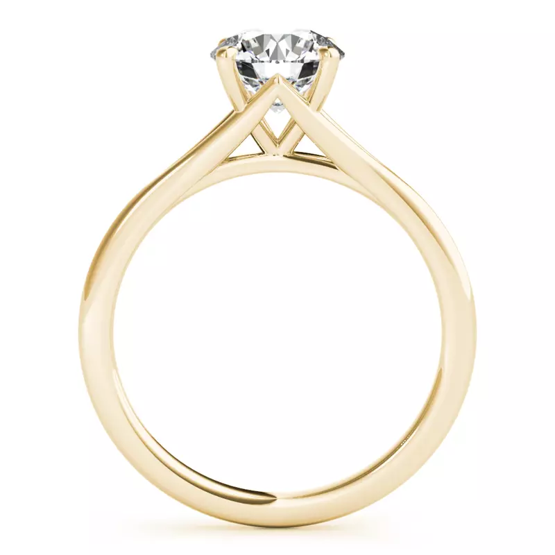14K Yellow Gold Ella Solitaire Engagement Ring