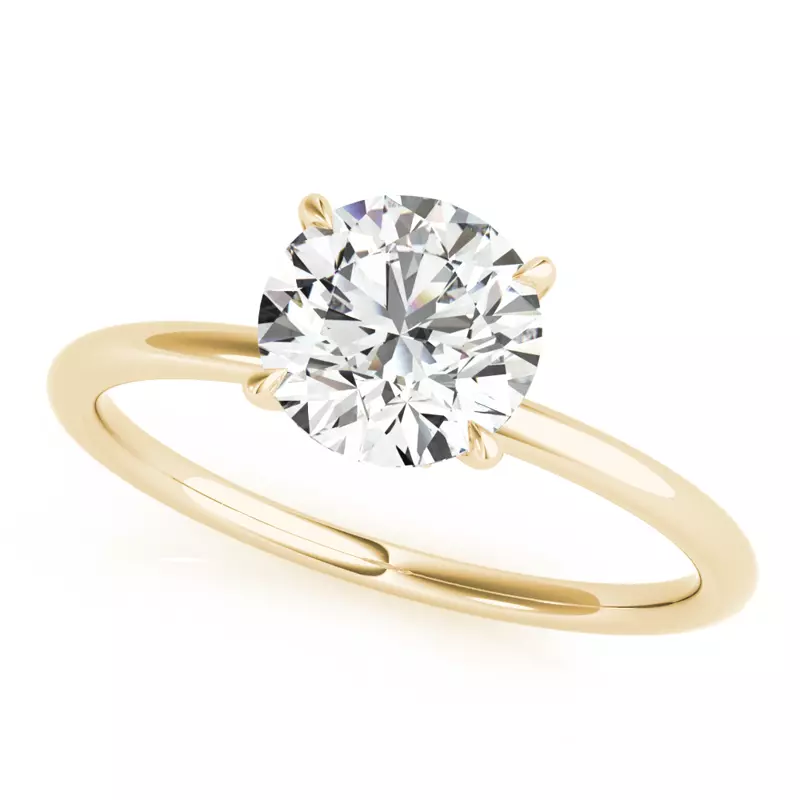 Gigi Hidden Halo Engagement Ring