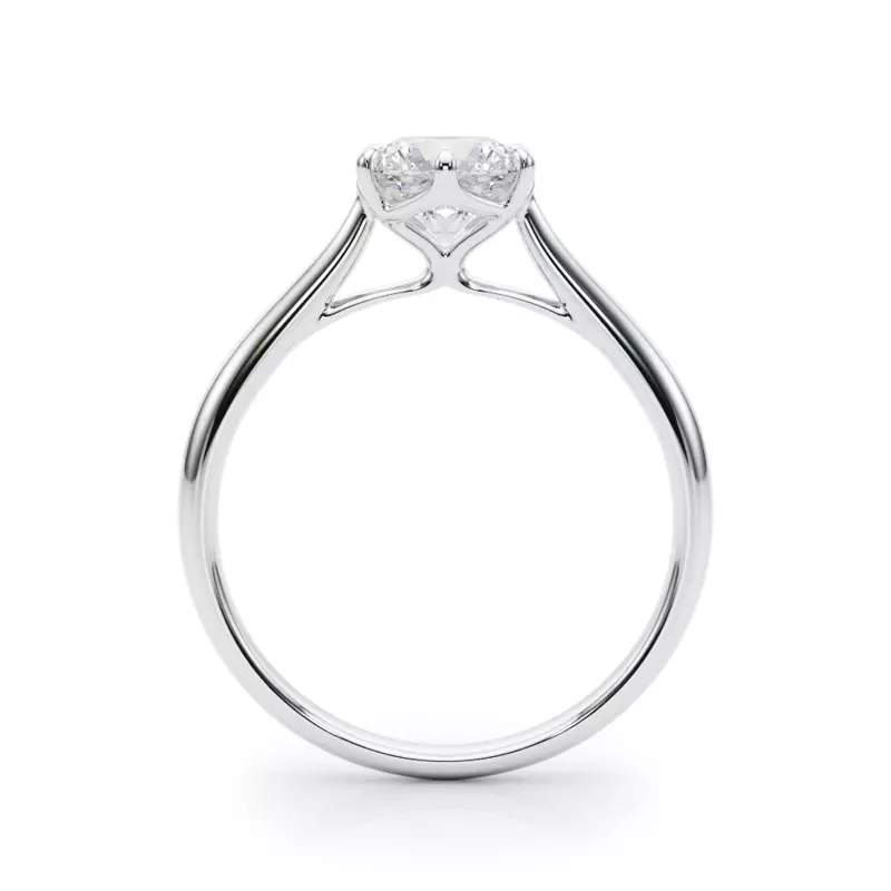 Platinum Cheyenne 6 Prong Solitaire Engagement Ring