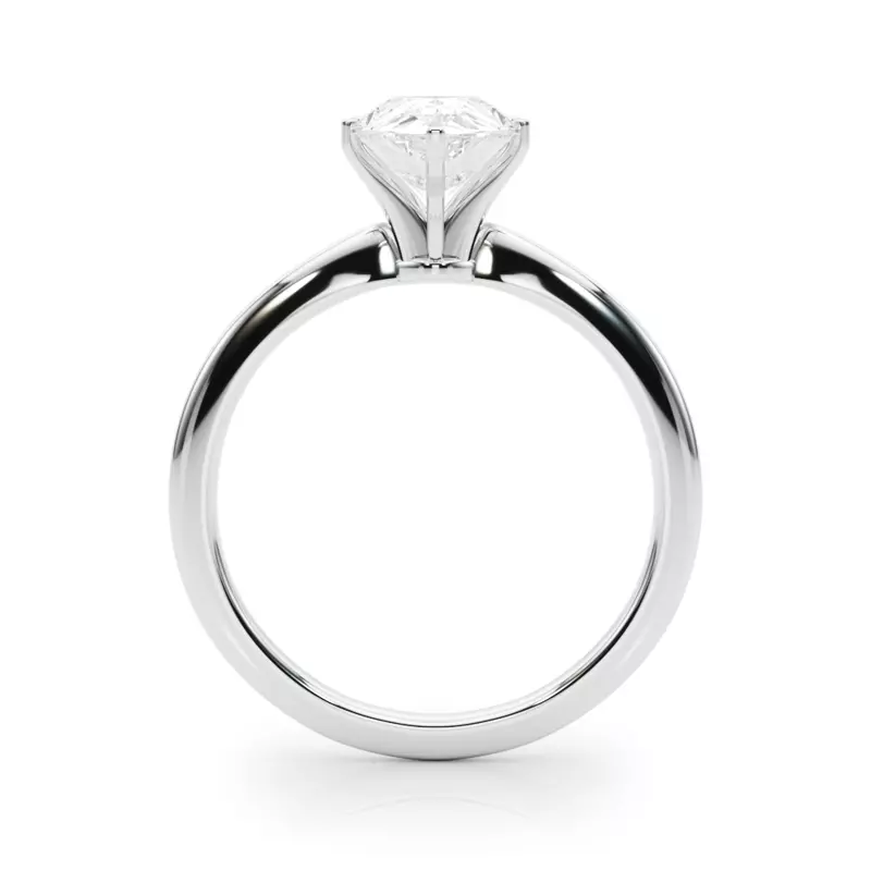 Platinum Windy Solitaire Engagement Ring