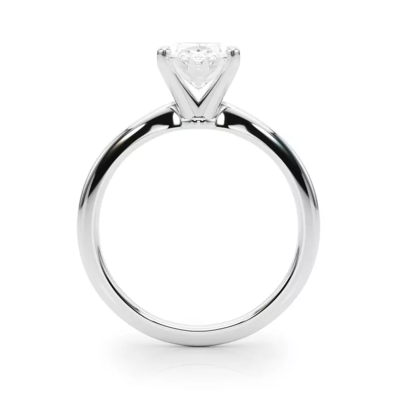 Platinum Windy Solitaire Engagement Ring