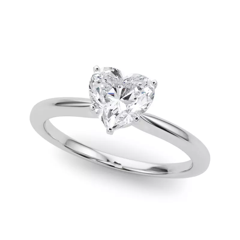 Platinum Windy Solitaire Engagement Ring