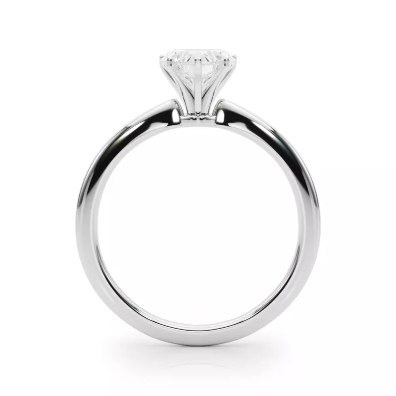 Platinum Windy Solitaire Engagement Ring