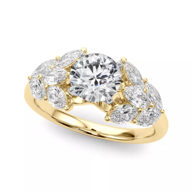 Celestia Marquise Diamond Engagement Ring