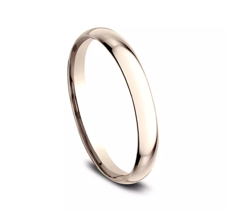 14K Rose Gold Classic Comfort-Fit Band (2mm)