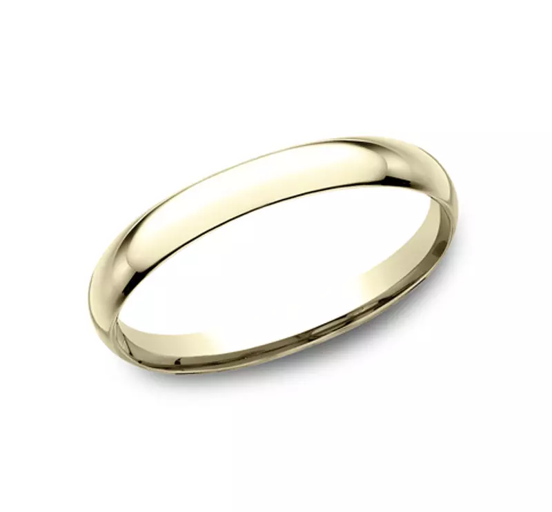 14K Yellow Gold Classic Comfort-Fit Band (2mm)