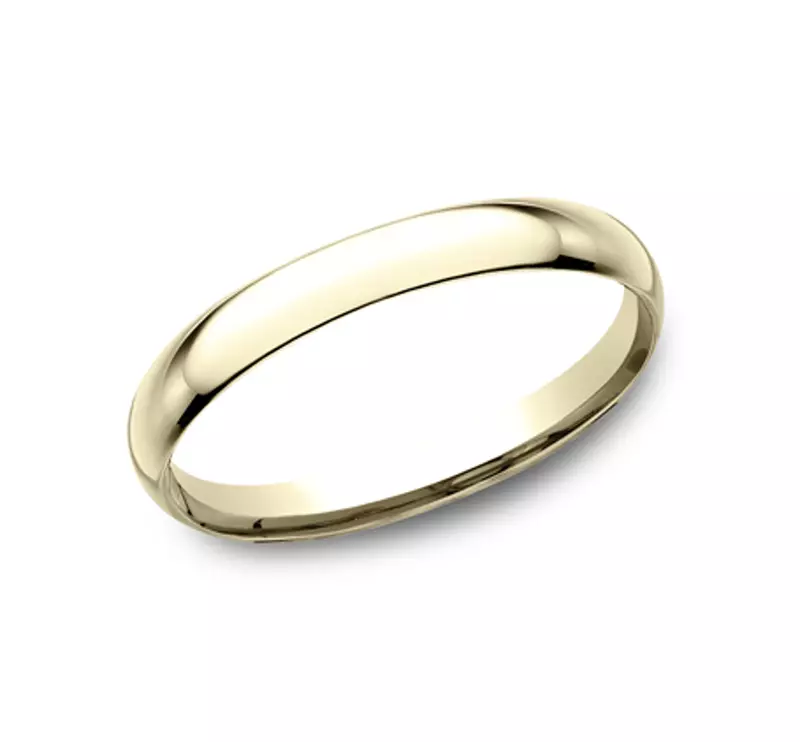 18K Yellow Gold Classic Comfort-Fit Band (2mm)