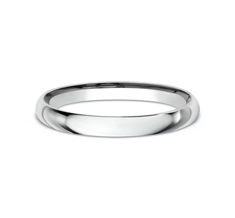 Platinum Classic Comfort-Fit Band (2mm)