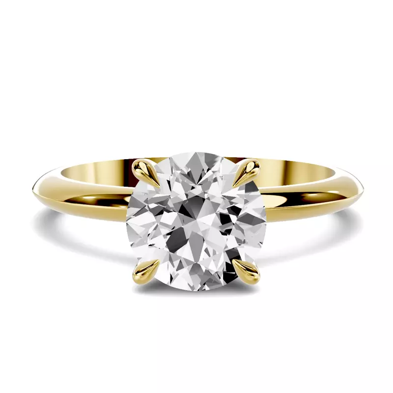 Serra Knife Edge Engagement Ring (2mm)