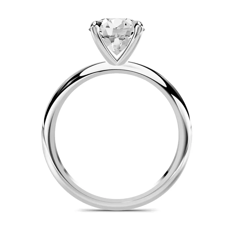 Platinum Serra Knife Edge Engagement Ring (2mm)