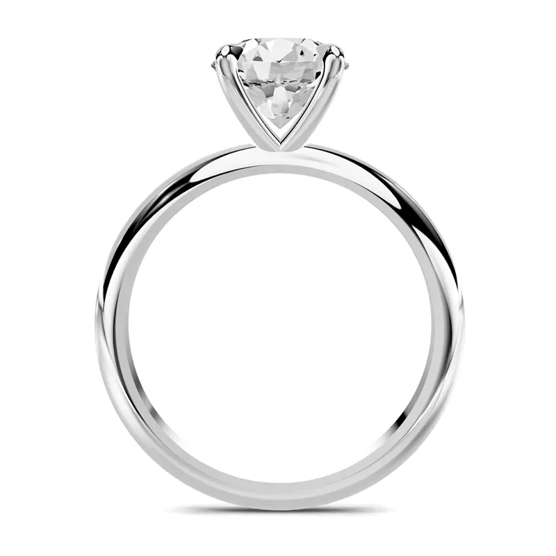 14K White Gold Serra Knife Edge Engagement Ring (2.5mm)