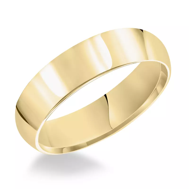 High Dome Comfort Fit Polished Band (7mm)