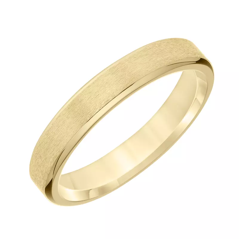 Brushed Band With Polished Edges (4mm)