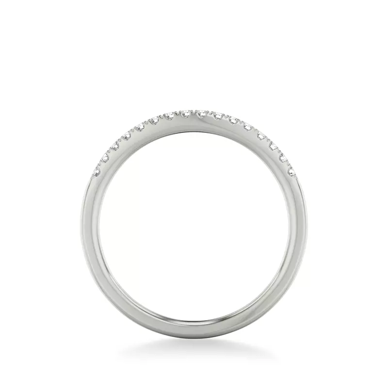 18K White Gold Sky Classic Diamond Wedding Band