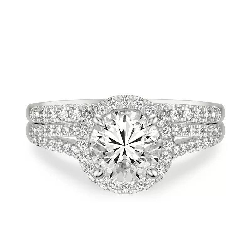 Platinum Sky Classic Diamond Wedding Band