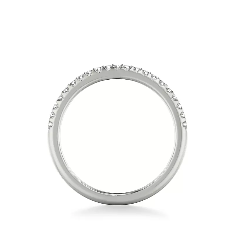 14K White Gold Taylor Pavé Diamond Band