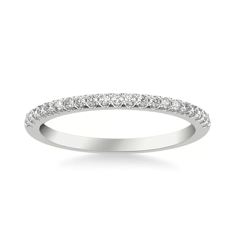 14K White Gold Taylor Pavé Diamond Band
