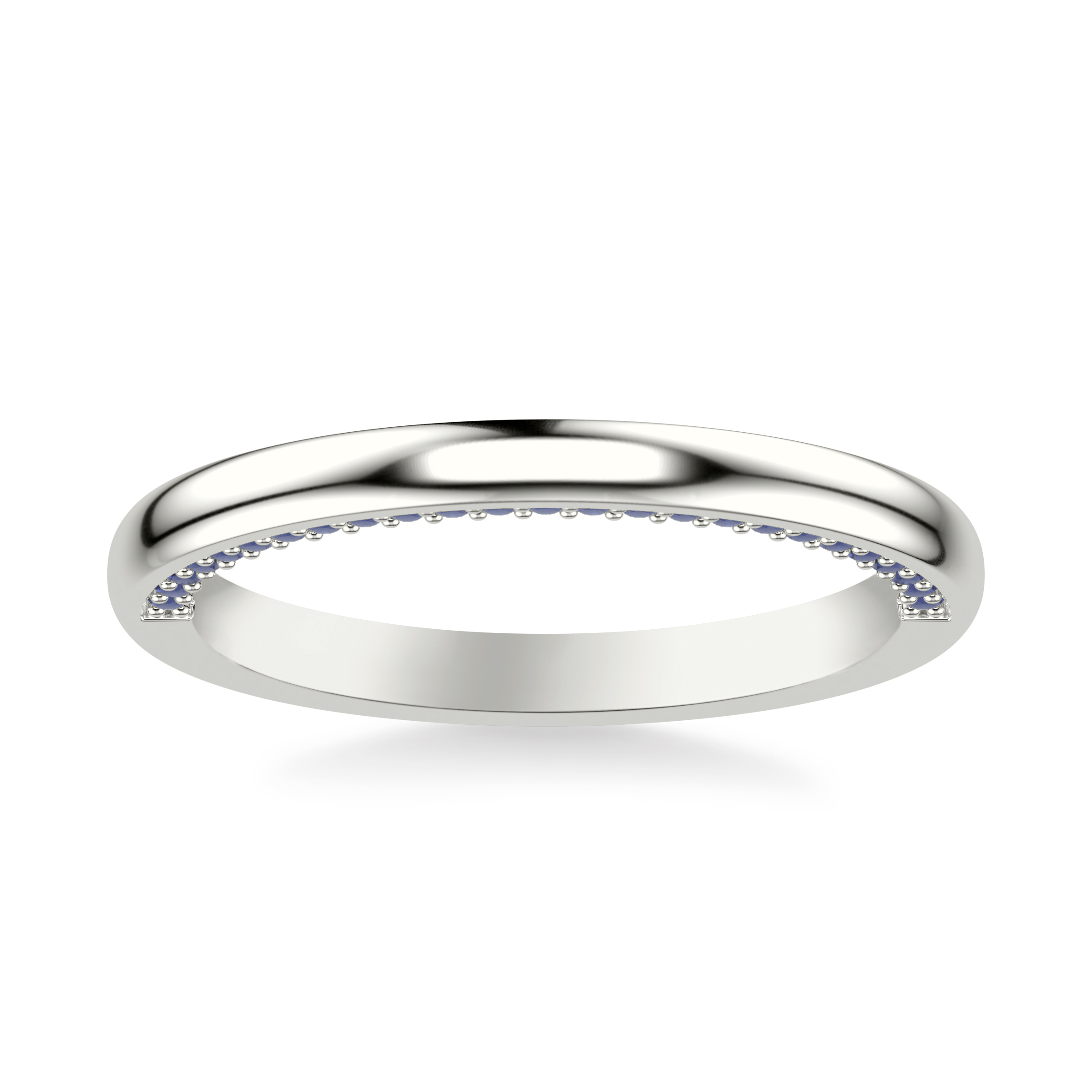Platinum Lennox High Polished Band