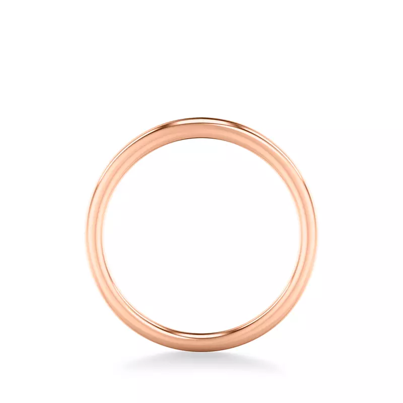 14K Rose Gold Theodora High-Polished Band