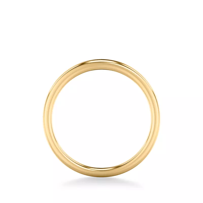 18K Yellow Gold Theodora High-Polished Band