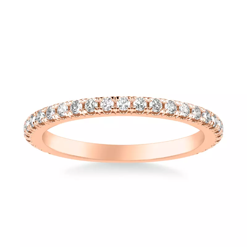 14K Rose Gold Oaklyn Diamond Band