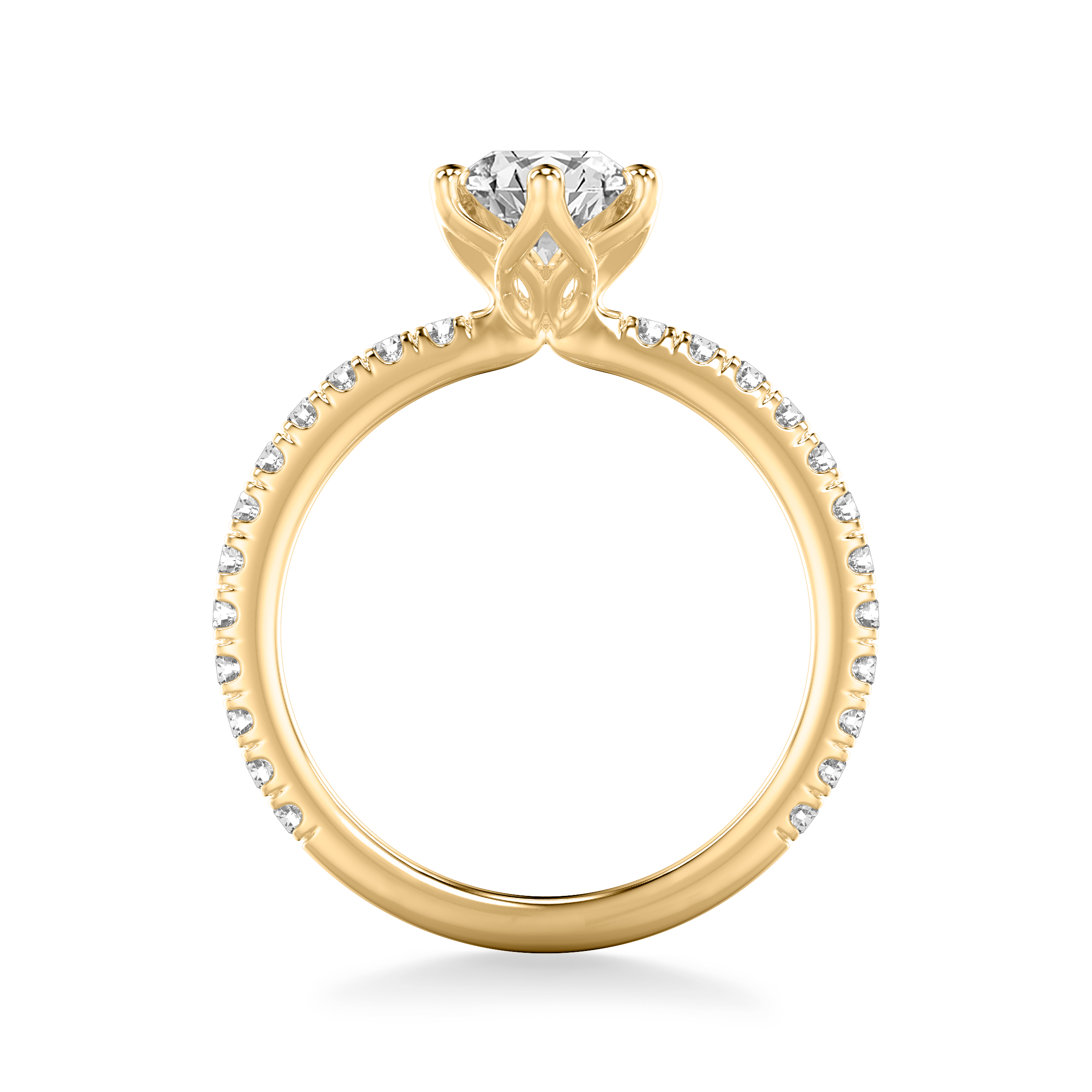 14K Yellow Gold Oaklyn Engagement Ring