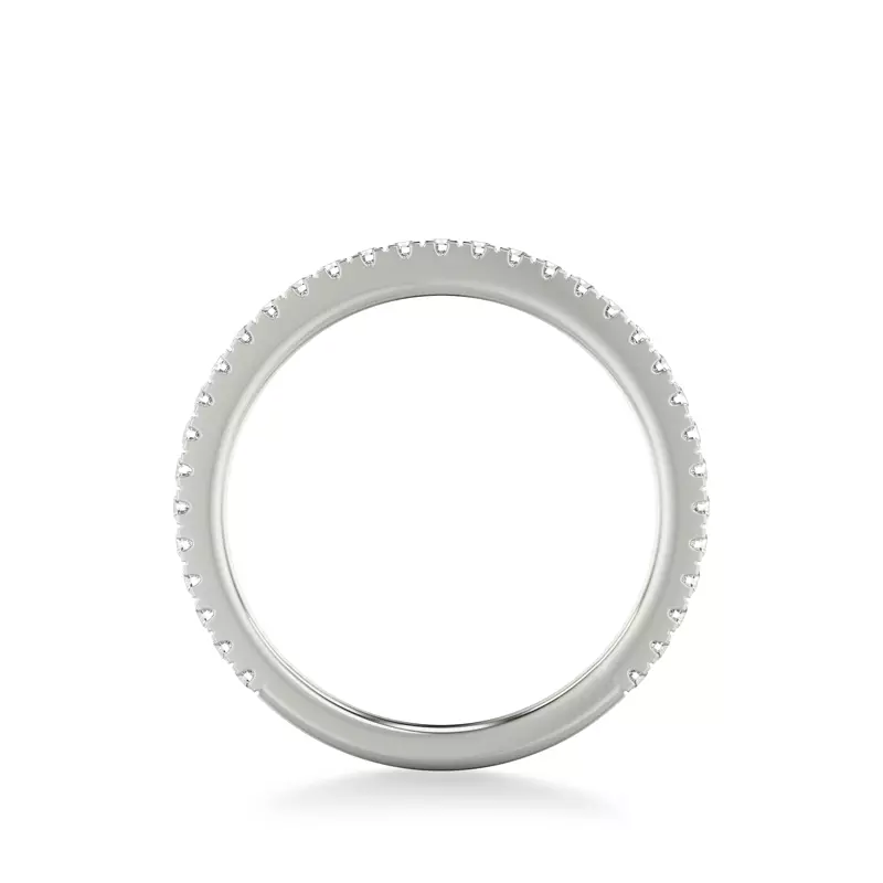 14K White Gold Lucinda Pavé Diamond Band