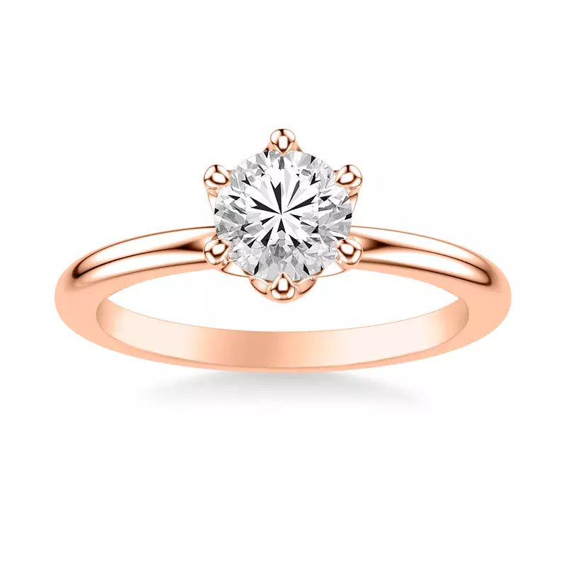 14K Rose Gold Kyra Engagement Ring