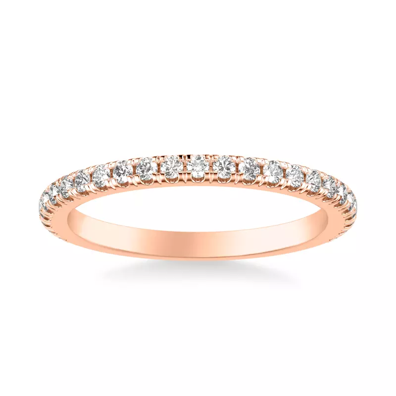 14K Rose Gold Kyra Diamond Band