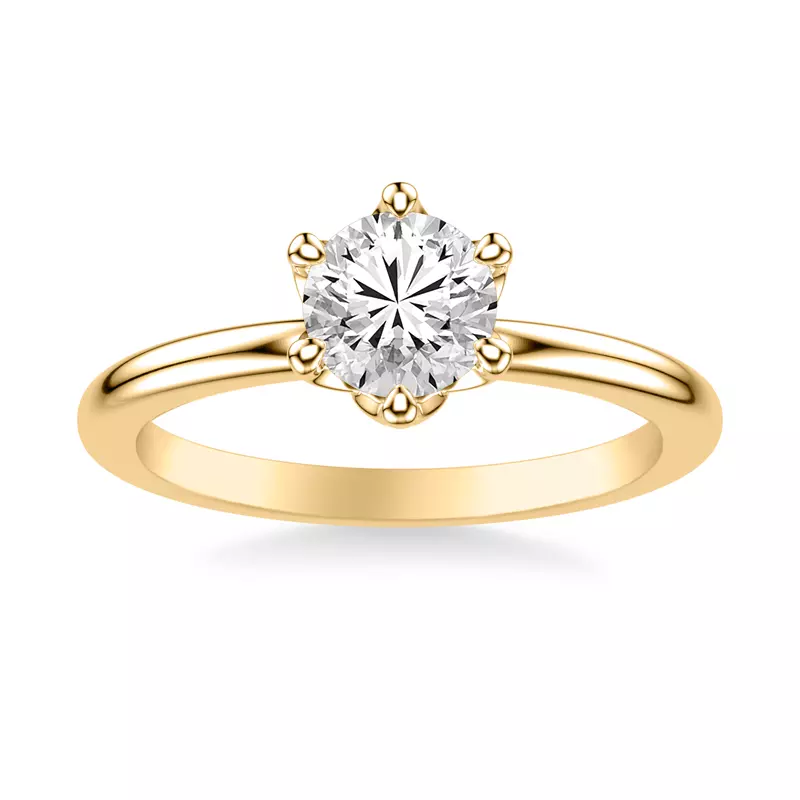 14K Yellow Gold Kyra Engagement Ring