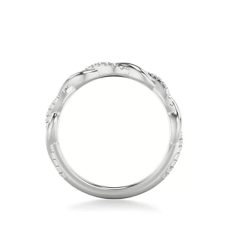 Platinum Darcy Diamond Twist Band