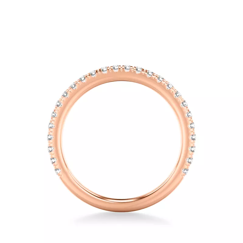 14K Rose Gold Josie Diamond Band
