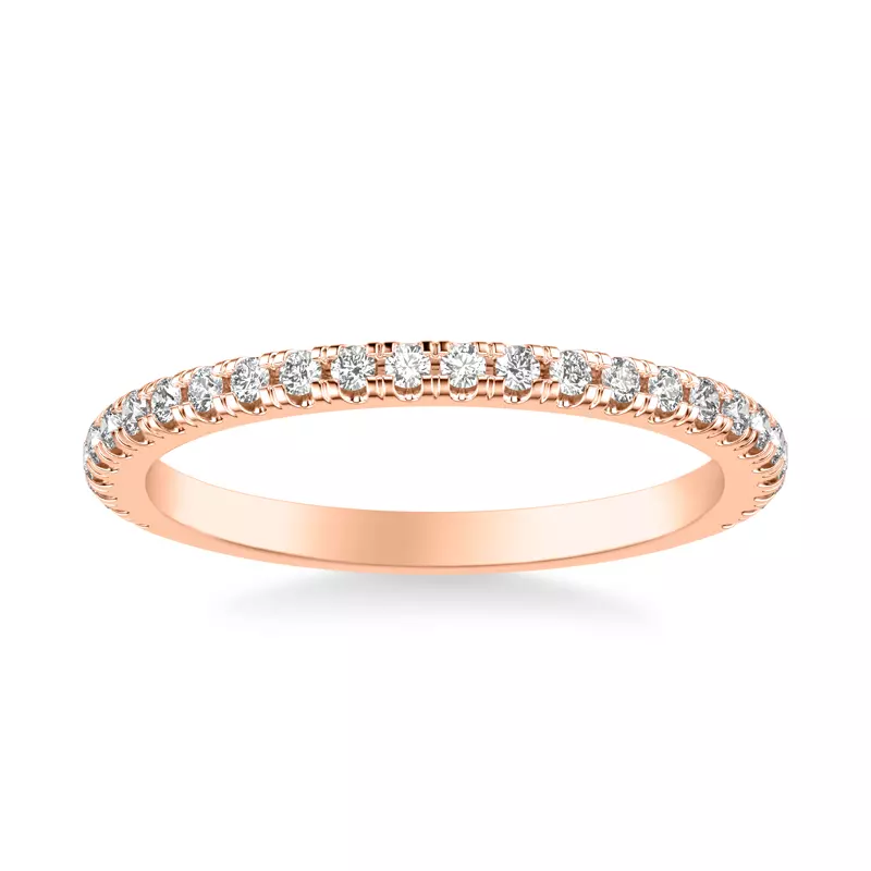 14K Rose Gold Josie Diamond Band