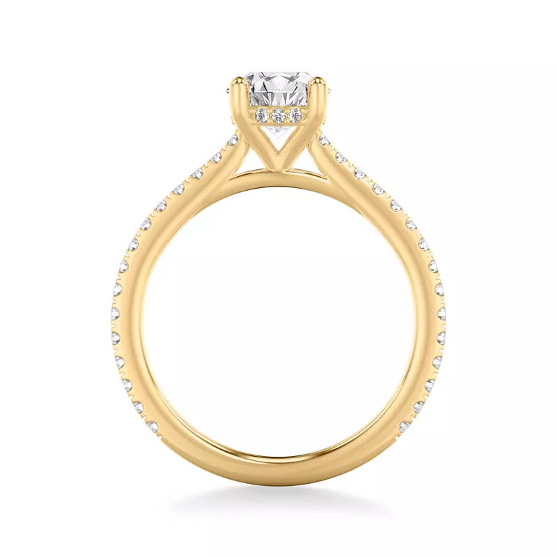 14K Yellow Gold Caroline Classic Diamond Engagement Ring