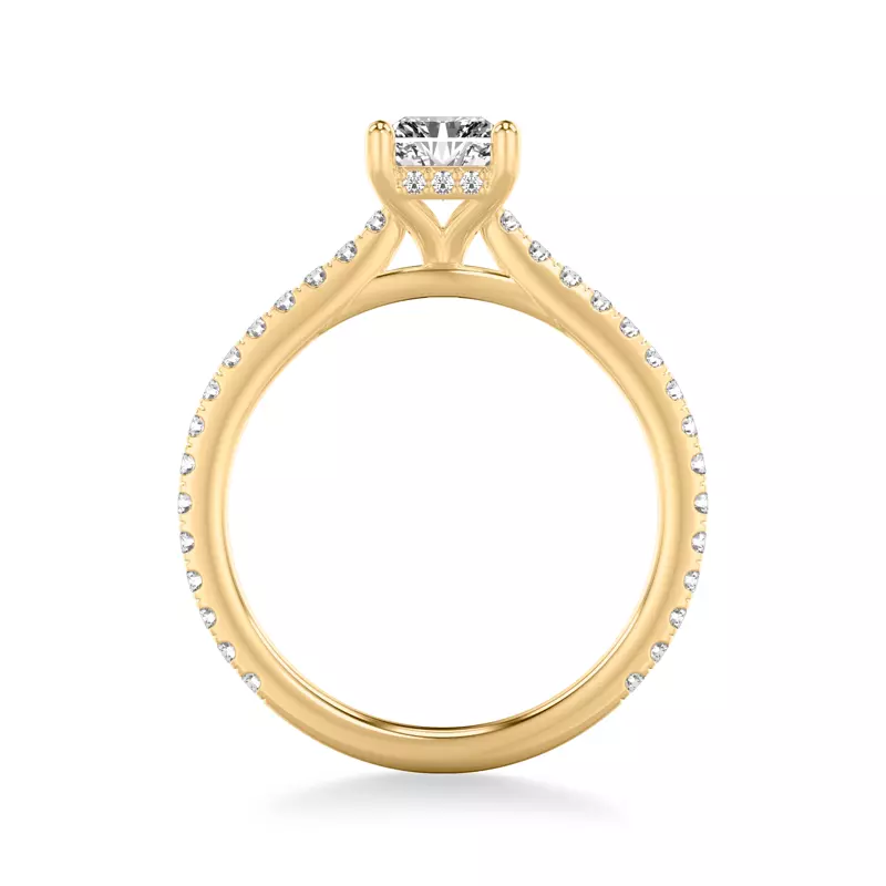 18K Yellow Gold Caroline Classic Diamond Engagement Ring