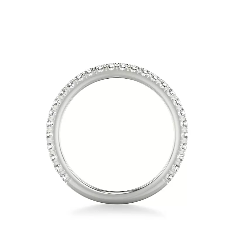 18K White Gold Dianne Classic Pavé Diamond Band