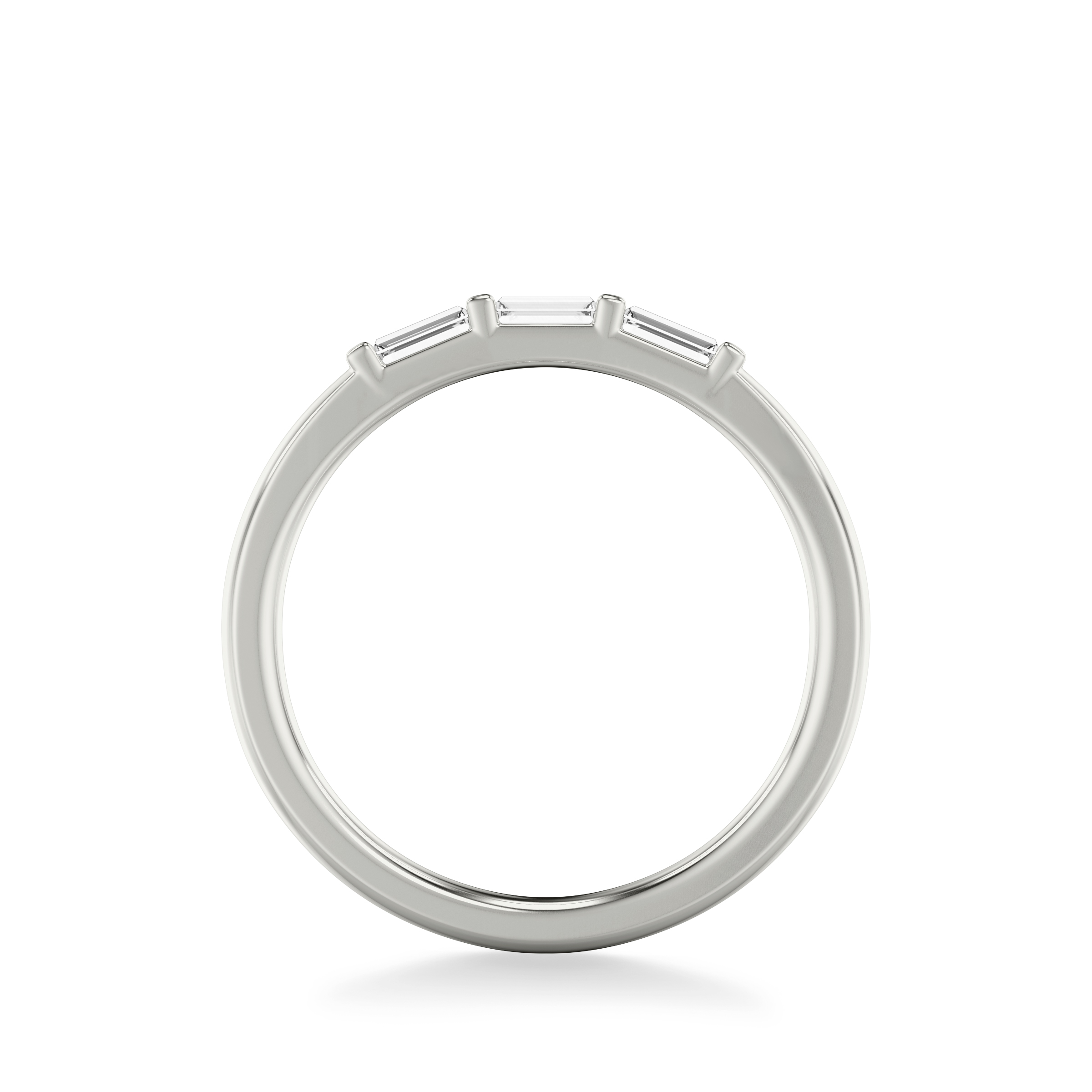 14K White Gold Luisa Classic Wedding Band