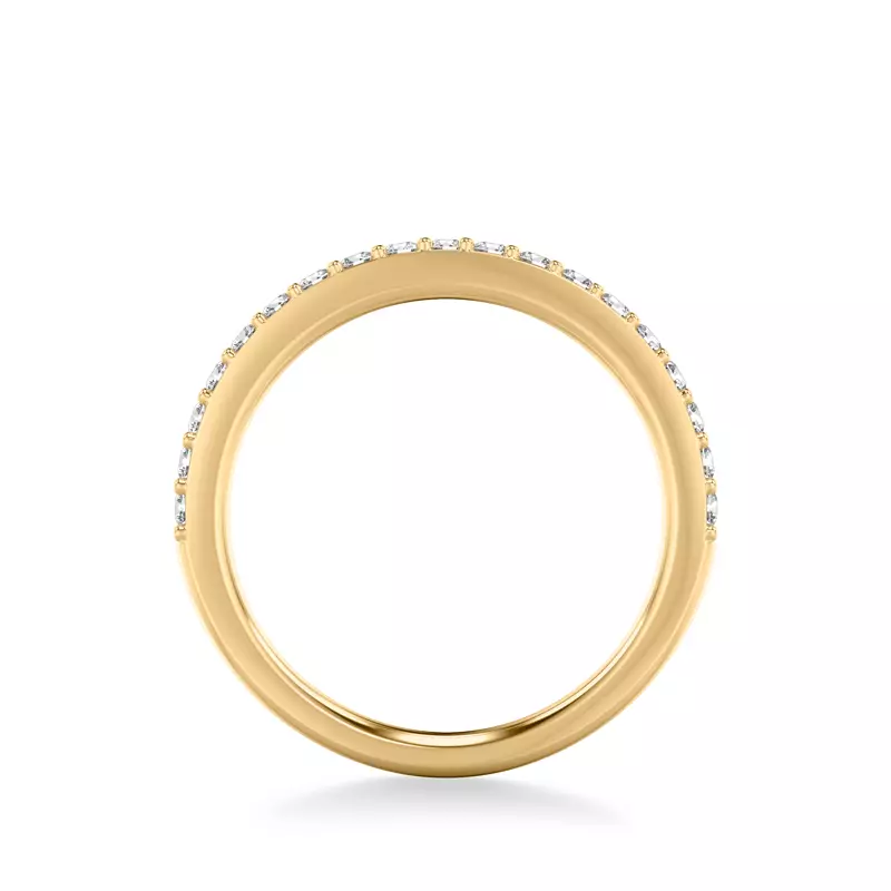 18K Yellow Gold Renee Pavé Diamond Band