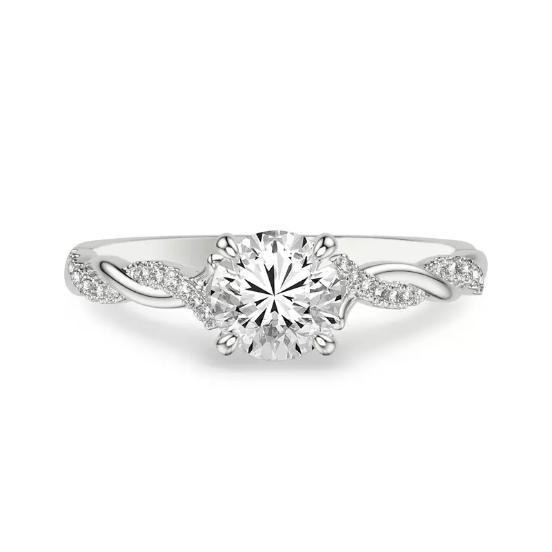 Kayleigh Diamond Twist Engagement Ring