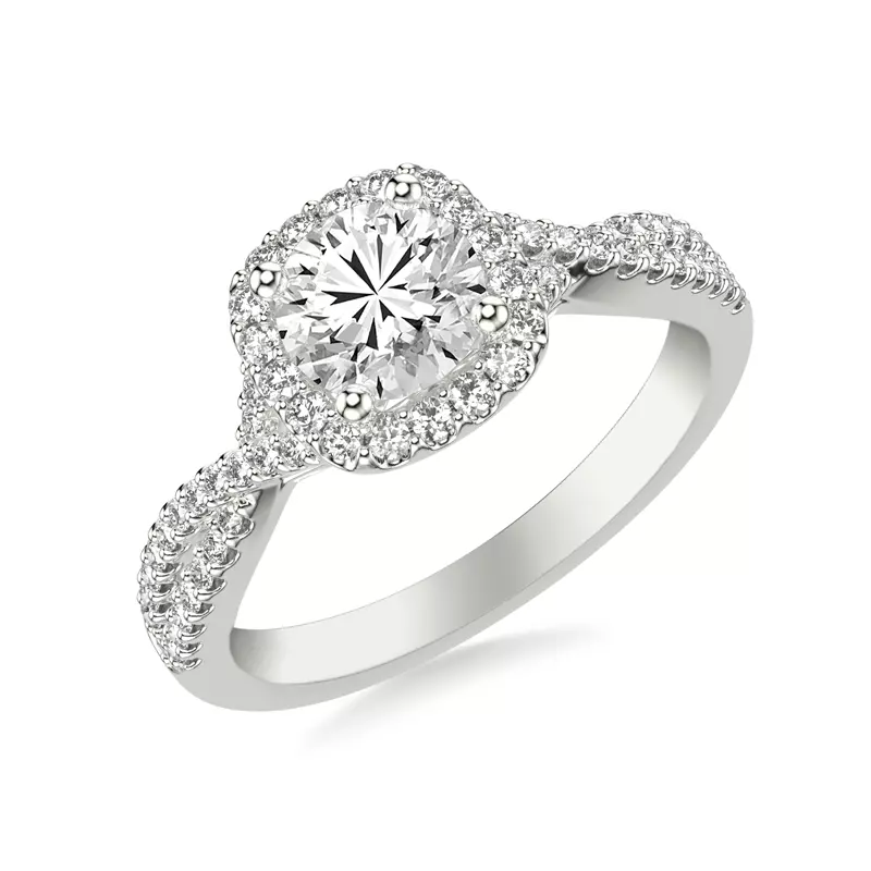 18K White Gold Kaitlyn Engagement Ring