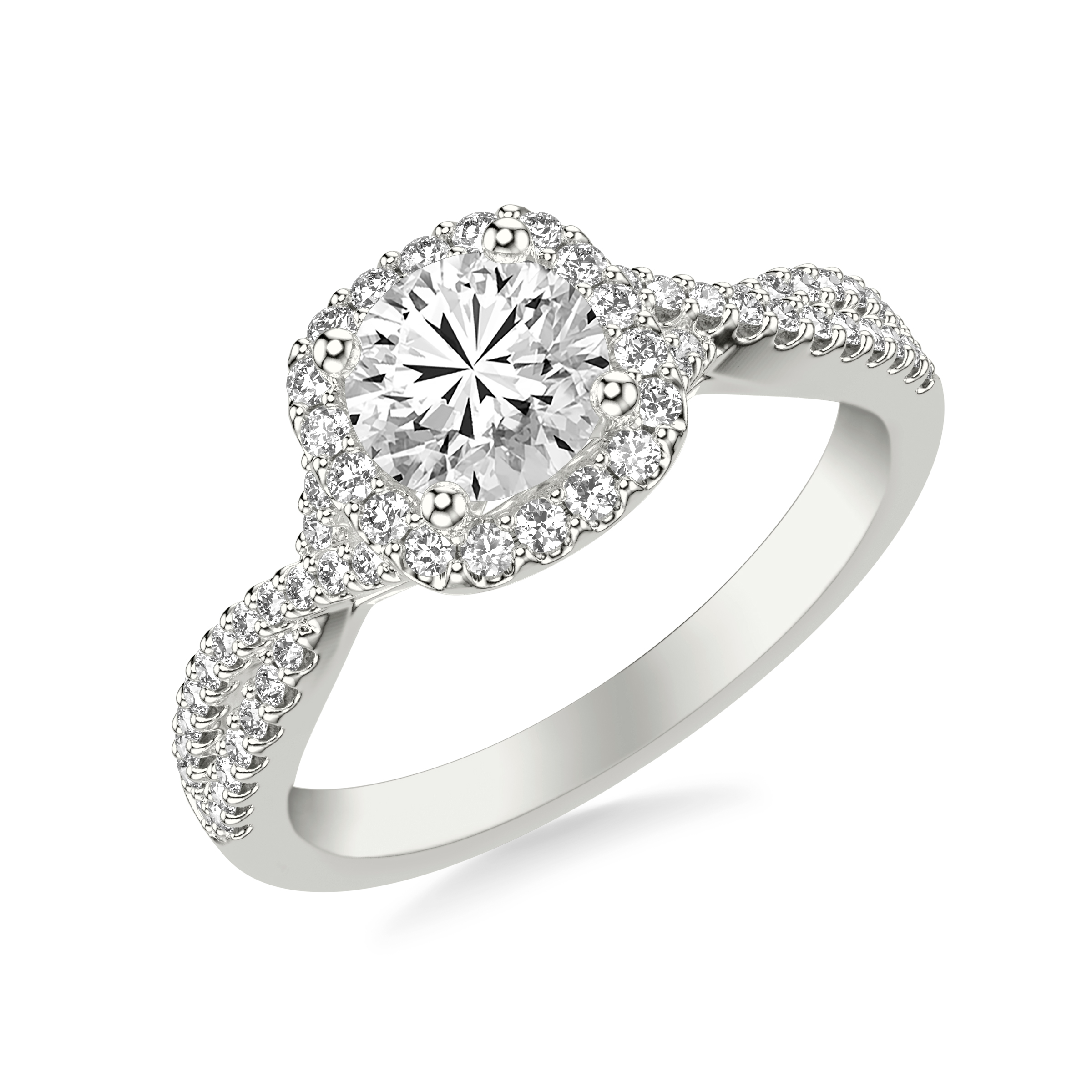 18K White Gold Kaitlyn Engagement Ring