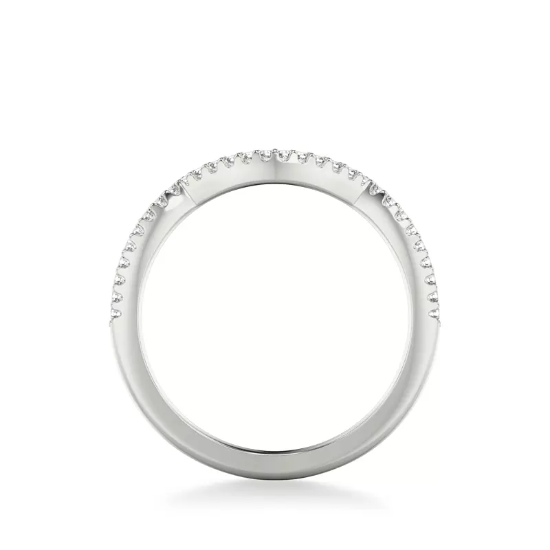 Platinum Kaitlyn Diamond Band