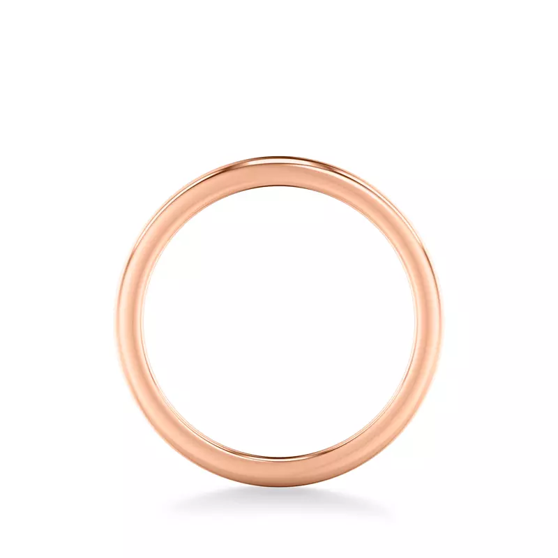 14K Rose Gold Violeta High-Polished Band