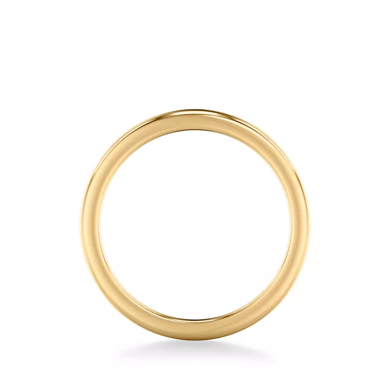14K Yellow Gold Violeta High-Polished Band
