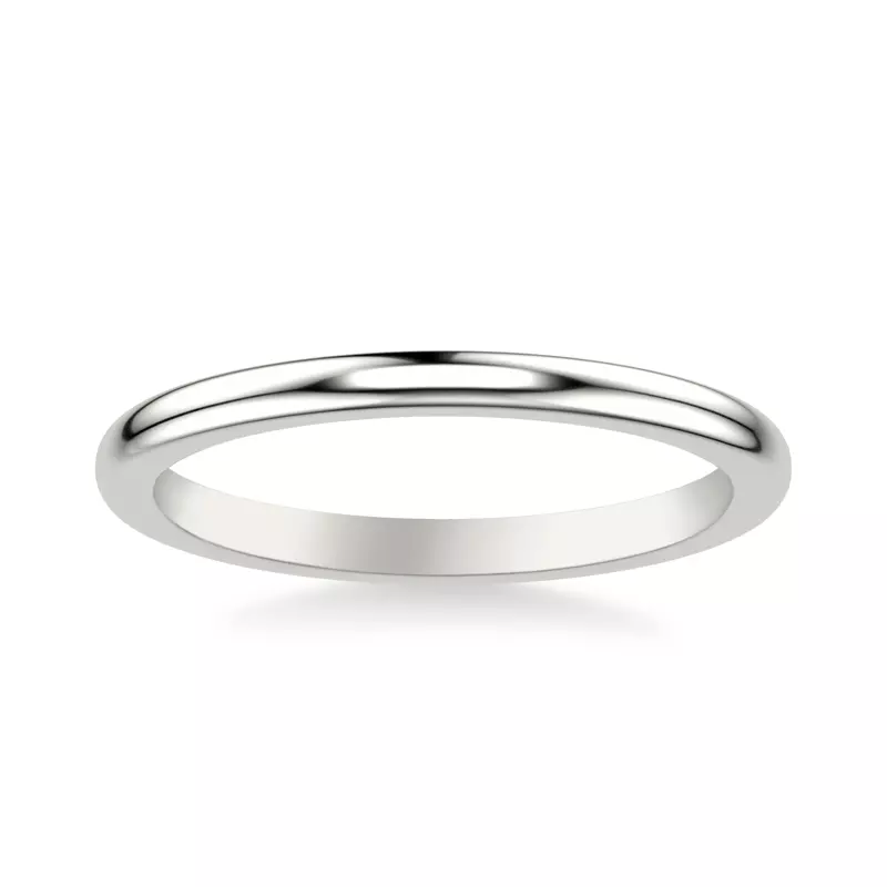 Platinum Violeta High-Polished Band