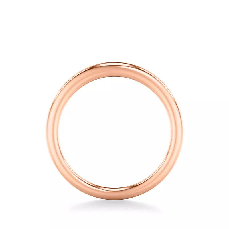 14K Rose Gold Dido High-Polished Band