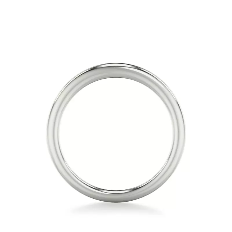 14K White Gold Dido High-Polished Band