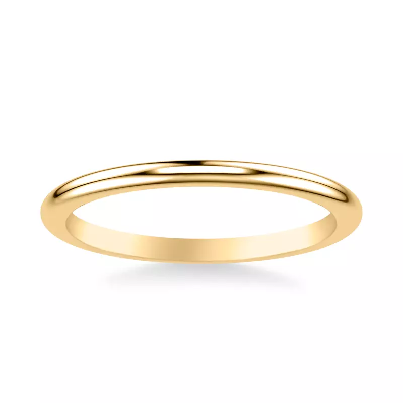 14K Yellow Gold Dido High-Polished Band