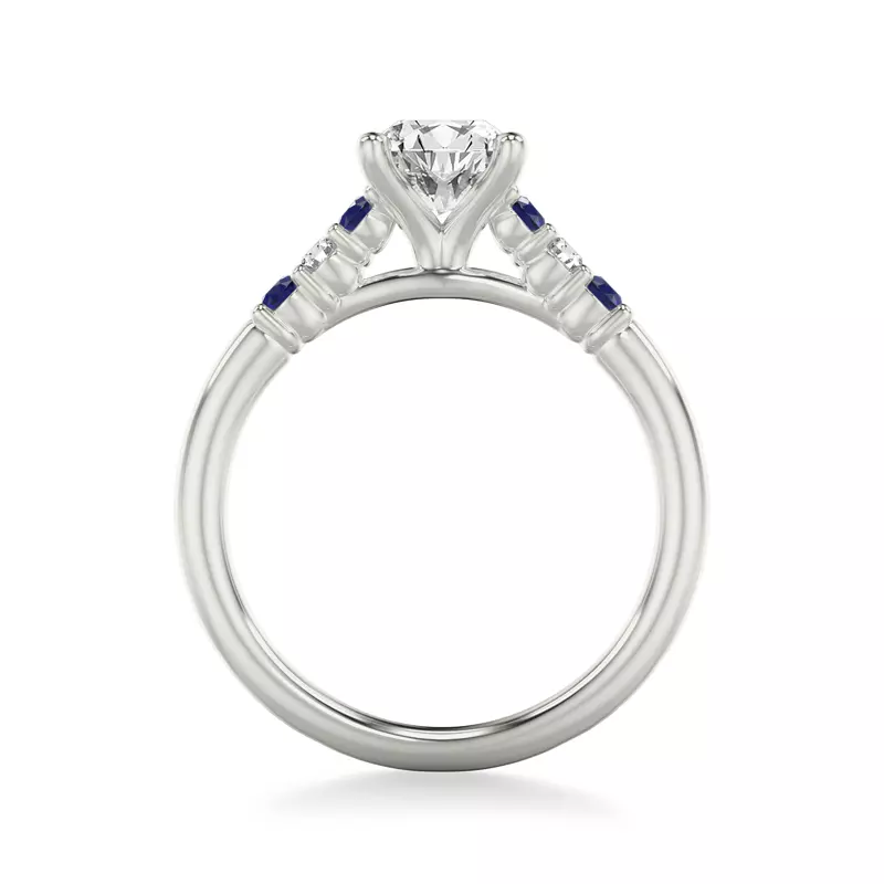 Platinum Harleigh Sapphire & Diamond Engagement Ring