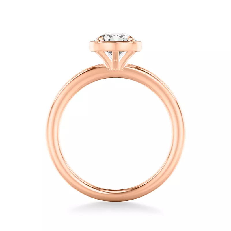 14K Rose Gold Molly Engagement Ring